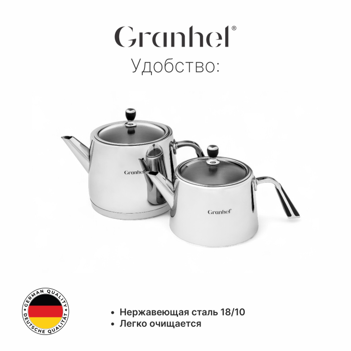 Чайник 2/1 Granhel Stainless steel