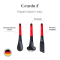 Набор поварёшек Granhel 7 PCS (RED)
