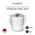 Мантоварка трехъярусная Granhel Stainless steel 34
