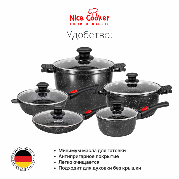 Набор посуды Nice Cooker Classic Series